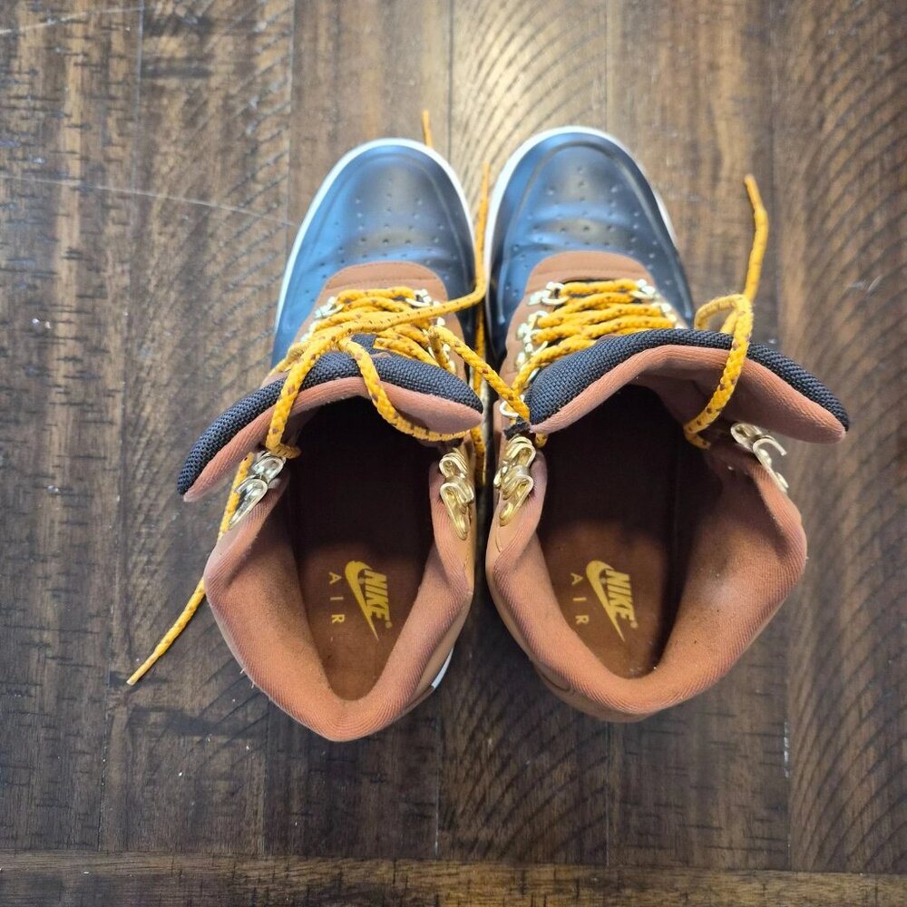 Nike Lunar Force 1 LF1 Duckboot Tan Black Size 9.5 BQ7930-001 - Picture 9 of 10